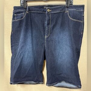 Susan Graver Men's Dark Blue Jean Shorts